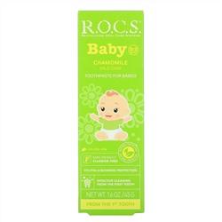 R.O.C.S., Baby, зубная паста с ромашкой, для детей 0‒3 лет, 45 г (1,6 унции)