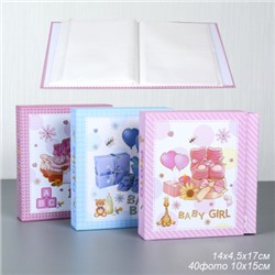 Фотоальбом 80 фото 10x15 С новорожденным / 9328 /уп 48/