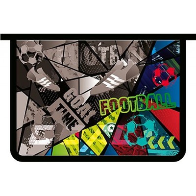 Папка для тетрадей А4 на молнии сверху 32,5х23х5,5 см ПМ-А4-29 "ВРЕМЯ ГОЛА/GOAL TIME 2026" Пчелка