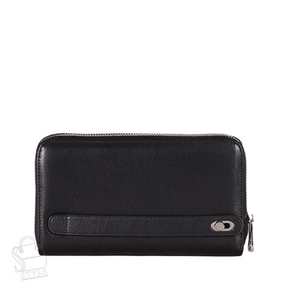 Клатч мужской кожаный 20939 black Pratero