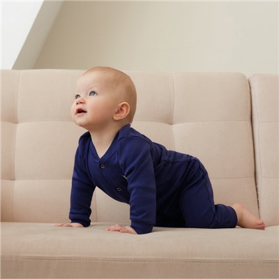 Комбинезон детский MINAKU темно-синий, рост 80-86 см