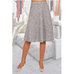 Юбка Трапеция (Серый меланж)
