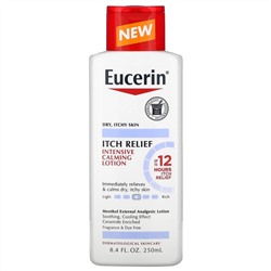 Eucerin, средство от зуда, интесивный успокаивающий лосьон, 250 мл (8,4 жидк. унции)