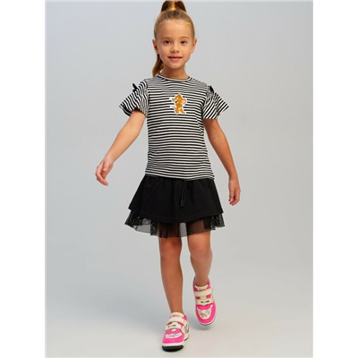 Фуфайка трикотажная для девочек (футболка)