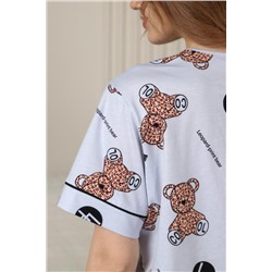 Пижама Амальфи-2 (Серый)