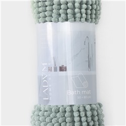 Коврик для дома LaDо́m, букли, плотность 1000 г, 50×80 см, мятный