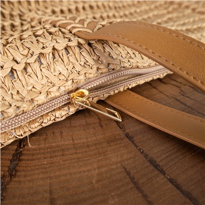 Сумка плетеная 40x33x27 / DW-13 /уп 50/коричневая