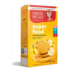 Печенье Superfood банановое Missis Pickez 100г ЭКОПРОДУКТЫ, 1185108