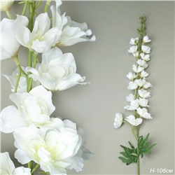 Цветок искусственный БЕЛЫЙ 107 см / ZHQ-1 /уп 200/