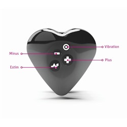 Вибромассажёр с электростимуляцией Hearts Desire