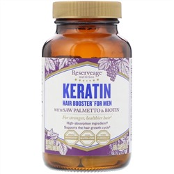 ReserveAge Nutrition, Кератиновое усиление для волос для мужчин, 60 капсул