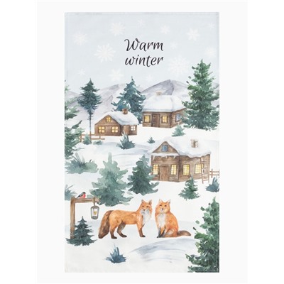 Полотенце Этель Forest animals 40×73 см, 100% хлопок, саржа 190 г/м²