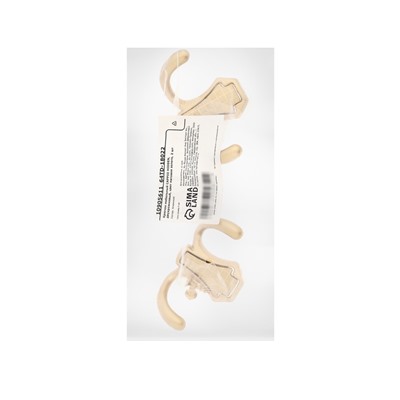 Крючок мебельный CAPPIO HIDDEN, двухрожковый, цвет матовое золото, 2 шт.