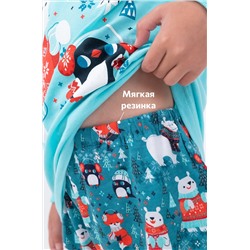 Детская новогодняя пижама Happyfox