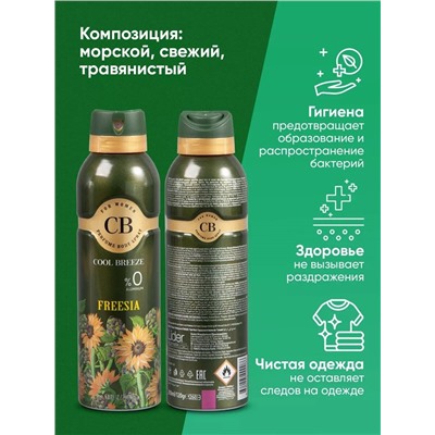Дезодорант женский COOL BREEZE CB Freesia 200 мл