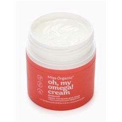 Крем для лица дневной Oh, my omega, с разглаживающим эффектом, 45 мл, Miss Organic