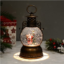 Светильник настольный новогодний 11х11х24 см / NG206-56 /уп 12/ музыкальный