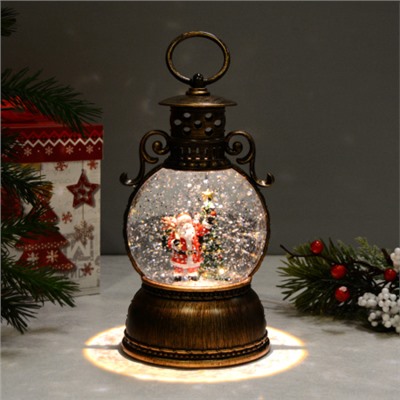 Светильник настольный новогодний 11х11х24 см / NG206-56 /уп 12/ музыкальный