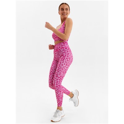 Легинсы спортивные женские MINAKU, розовые, размер 46