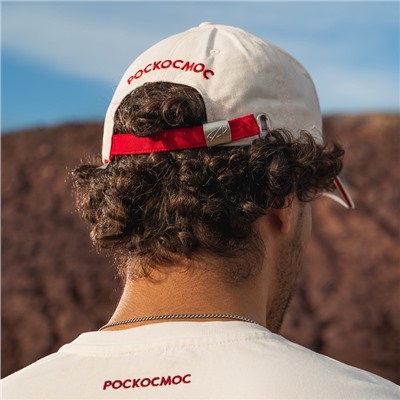 Кепка РОСКОСМОС х ONLYTOP, р. 56-58, белая