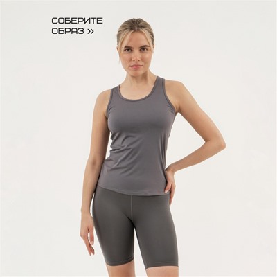 Майка женская Resport, бифлекс, размер M (46), серая