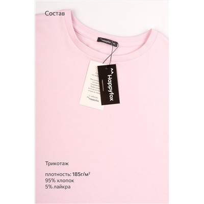 Женская футболка оверсайз Happyfox