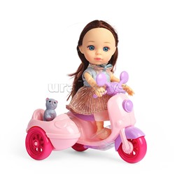 Кукла "Лидочка в мини путешествии с питомцами" с аксессуарами, в коробке