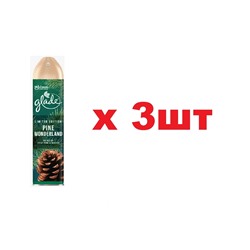 Glade Освежитель воздуха 300мл Сосновая свежесть 3шт