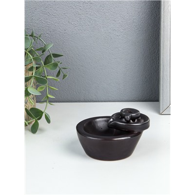 Подставка для благовоний TAKE IT EASY «Чаши мироздания», набор благовоний конусы, стелющийся дым, 4.3×3.5×6 см