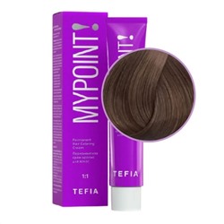 TEFIA Mypoint 7.81 Гель-краска для волос тон в тон / Блондин коричнево-пепельный, безаммиачная, 60 мл 20167