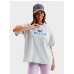 Футболка женская MIST Dream, серая, размер 46-48 (L)