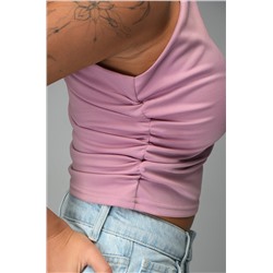 Женский топ с драпировкой Happyfox