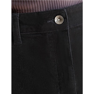 Юбка из эластичного микро-вельвета