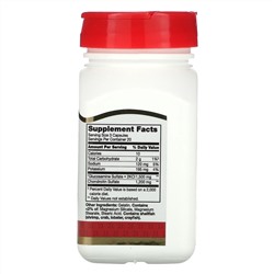 21st Century, глюкозамин и хондроитин, двойная сила, 60 капсул, которые легко глотать