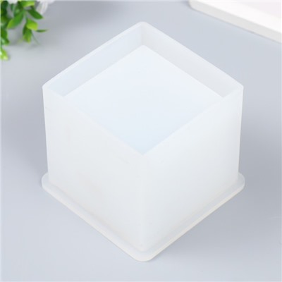 Молд силиконовый «Подсвечник квадратный» 10×9.4×8.7 см