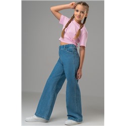 Джинсы палаццо на резинке для девочки Happyfox