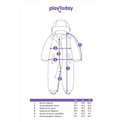 Комбинезон PLAYTODAY, 1053111