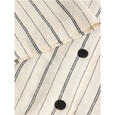 Пижама женская (рубашка, брюки) SL HOME Linen, размер 40-42