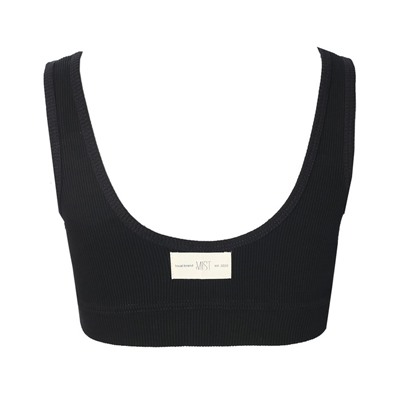 Топ укороченный женский Mist Old School, размер 46, чёрный