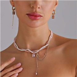 Серьги с замком кольцо арт. 22 7580 (id 288827)