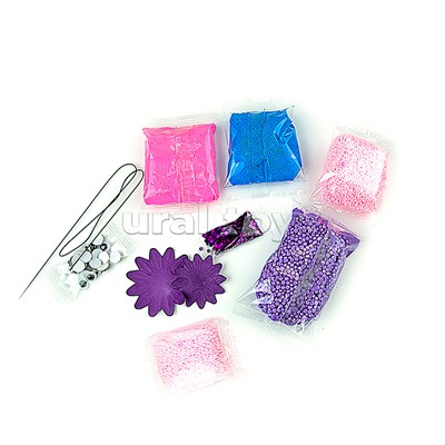 Легкий пластилин "Глюкосад": малый розовый набор