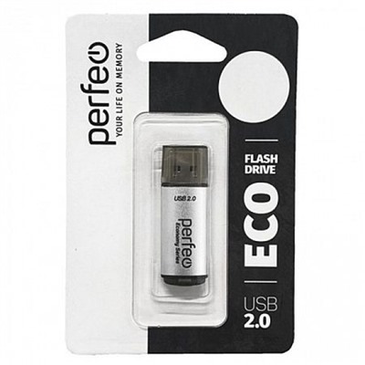 USB-флеш-накопитель PERFEO 16GB E04 Silver economy series PF-E04S016ES Perfeo
