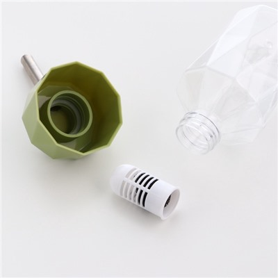 Поилка для грызунов, 250 мл, крепление-пружинка, зелёная