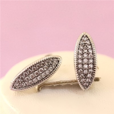 Серьги родий H01-7664