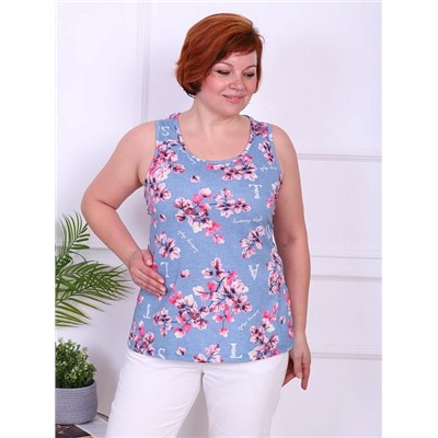 Майка "Сюжет" (Голубой)