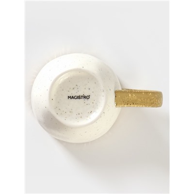 Кружка Magistro Poursephona, 400 мл, фарфор, белая