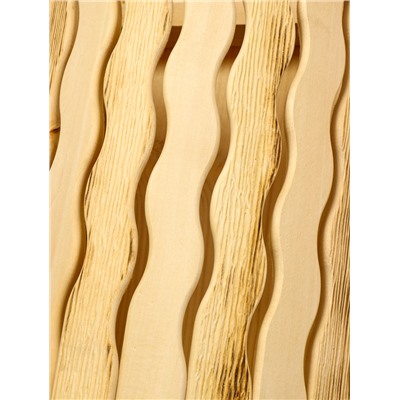 Абажур для бани и сауны «Волны», липа, настенный