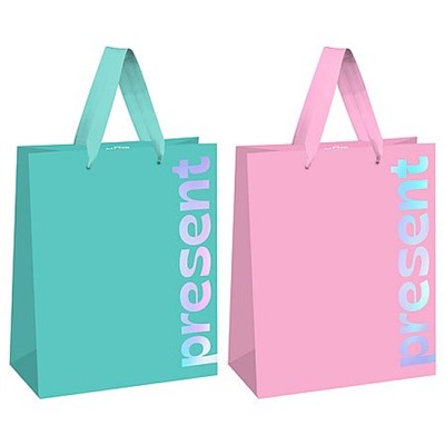 Пакет бумажный 18х23х10 см "Яркое настоящее" фольга, мат. лам..ассорти MS_66153 (382294) MESHU