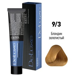 ЭстельDeLuxe Крем-краска для волос 9/3 Блондин золотистый 60 мл