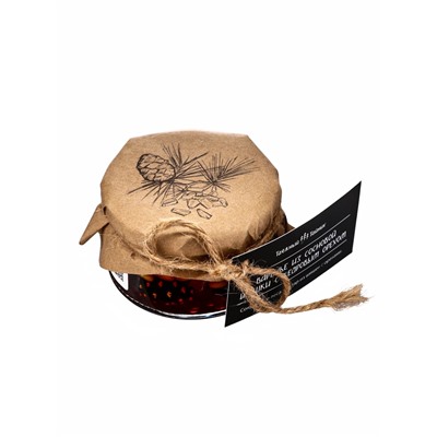 Варенье «Таёжный тайник» из сосновой шишки с кедровым орехом, 130 г